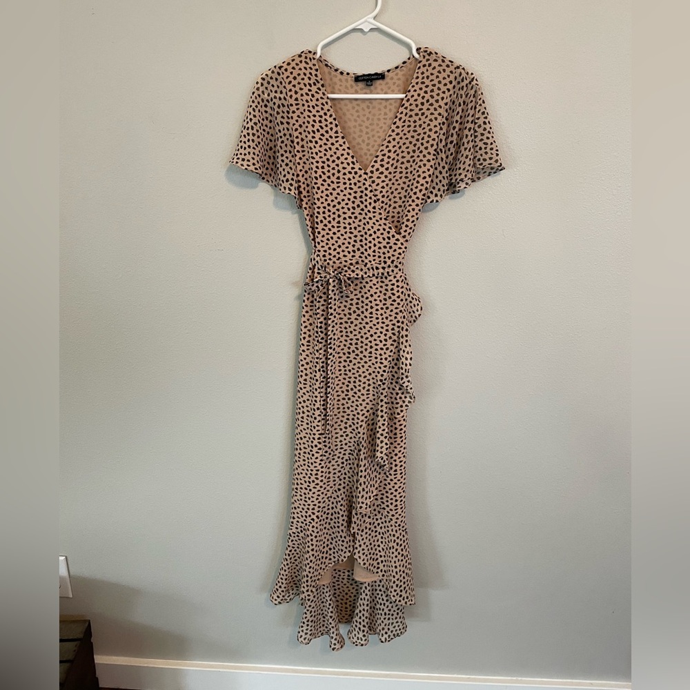 Ruffle Wrap Dress